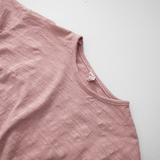 Toddler Solid Color Loose Casual Tee