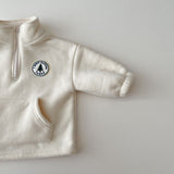 I WANT OUTSIDE TODAY Baby Polar Fleece Pullover & Pants Set