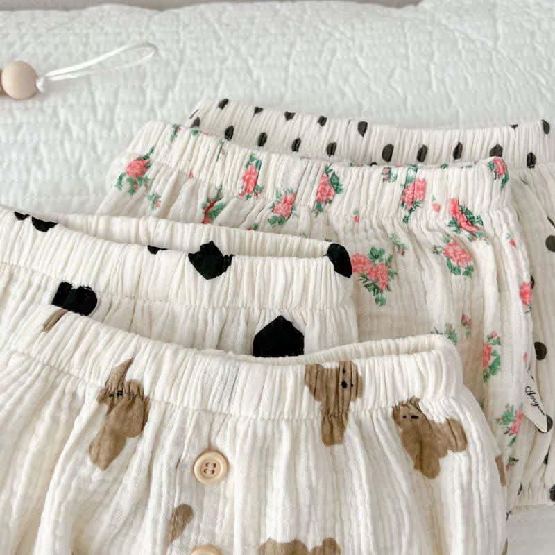 Baby Toddler Elastic Waist  Bloomers
