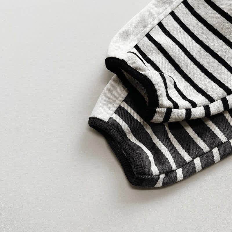 Toddler Boy Striped Panel Pants
