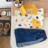 Baby Toddler Bear Polo Collar Shirt