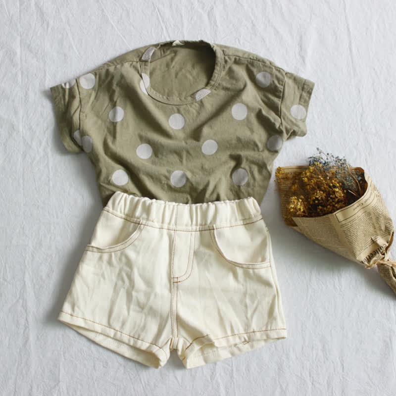 Toddler Polka Dot Loose T-Shirt