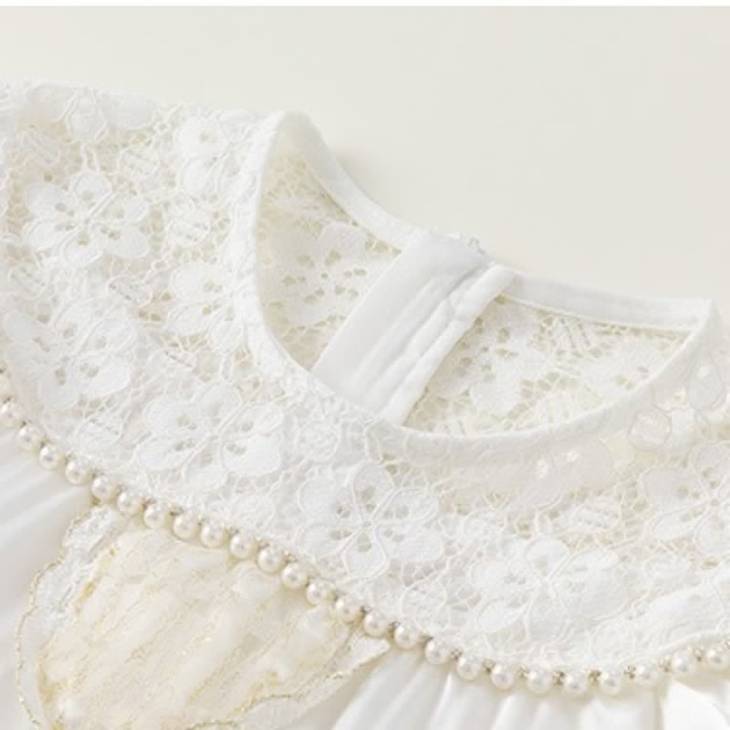 Toddler Girl Pearl Tulle Dress