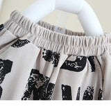 Toddler Boy Letters Tank Top and Shorts Set