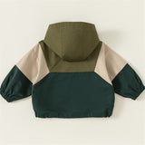 Toddler Color Block Hooded Jacket
