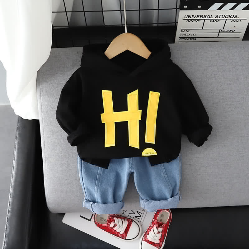HI Baby Toddler Hoodie and Jeans Set