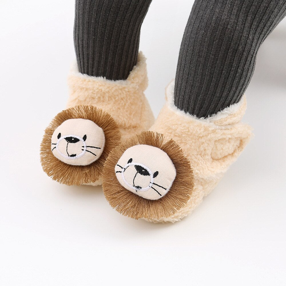 Baby Plush Snow Boots - Warm Zoo