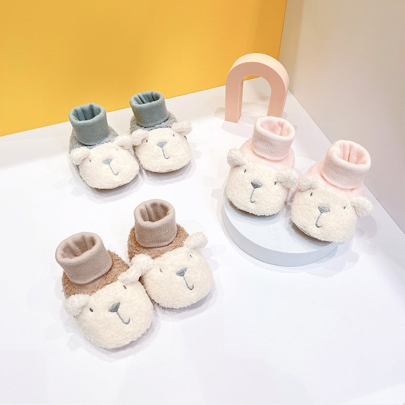 First Walker Plush Booties - Puppy