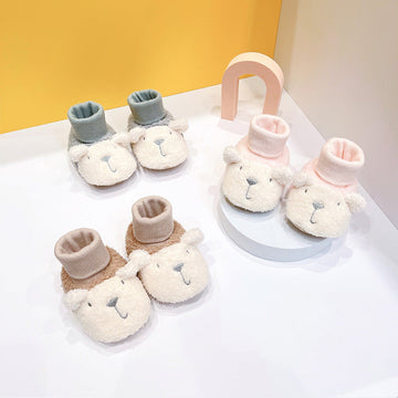 First Walker Plush Booties - Puppy