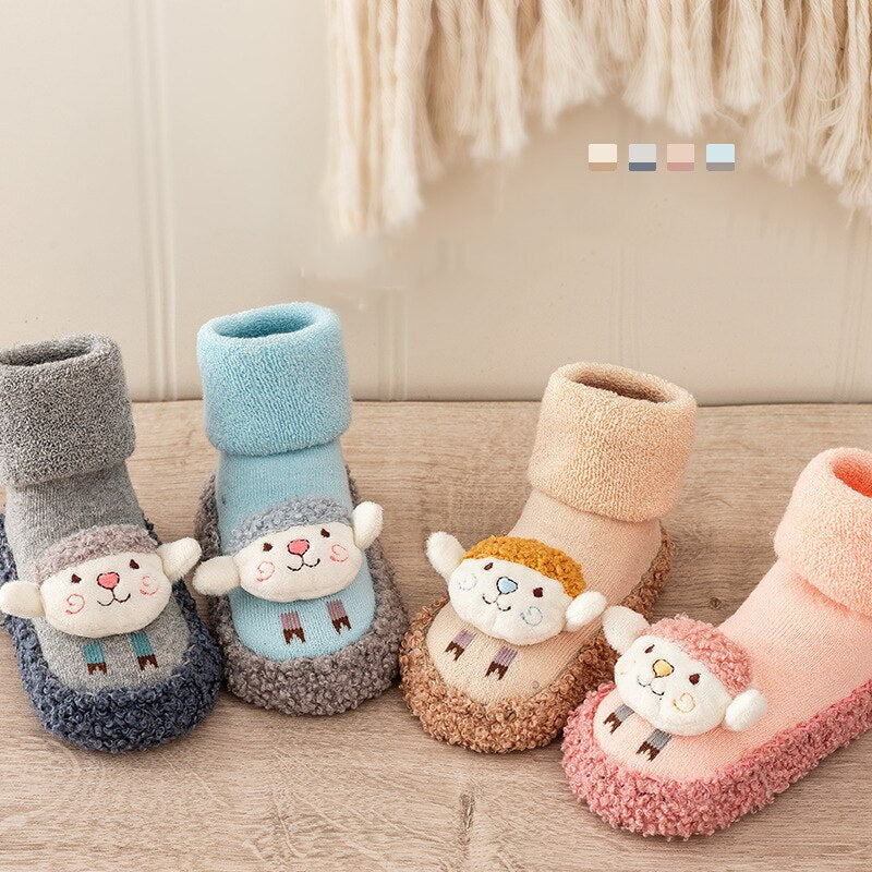 First Walker Plush Shoes - Sheep