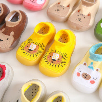 First Walker Sock Shoes - Cute Animals