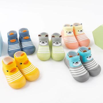 Non-Slip Baby Sock Shoes - Bear & Duck