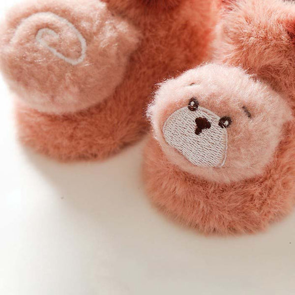 Non-Slip Baby Sock Shoes - Furry Bears