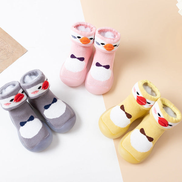 Non-Slip Baby Sock Shoes - Penguin