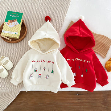 Merry Christmas  Baby Snowman Reindeer Santa Claus Hoodie