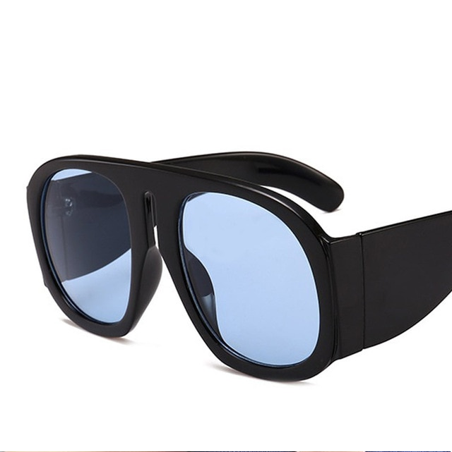 Mask Shades Unisex Retro Oversized Aviator Sunglasses