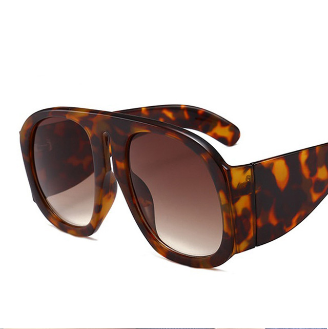 Mask Shades Unisex Retro Oversized Aviator Sunglasses