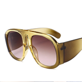 Mask Shades Unisex Retro Oversized Aviator Sunglasses