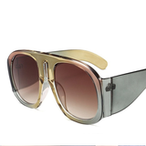Mask Shades Unisex Retro Oversized Aviator Sunglasses