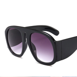 Mask Shades Unisex Retro Oversized Aviator Sunglasses