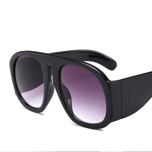 Mask Shades Unisex Retro Oversized Aviator Sunglasses