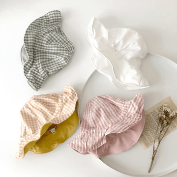 Baby Reversible Plaid Bucket Hat