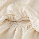 Toddler Girl Beige Puff Sleeve Dress