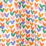 Toddler Girl Multicolor Heart Knitted Sweater
