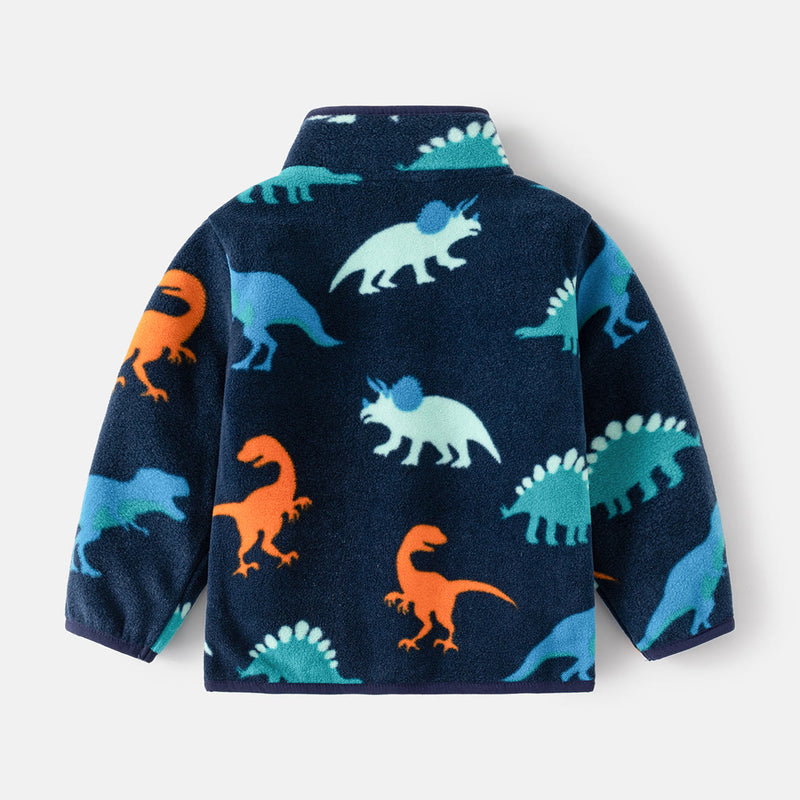 Toddler Animal Dinosaur Fleece Zipper Coat