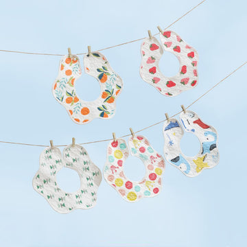 Baby Four Layer Fruit Dino Absorbent Bib 1 Piece