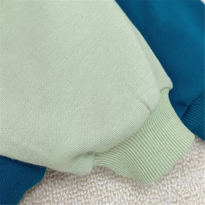Toddler Solid Color Casual Sweatshirt