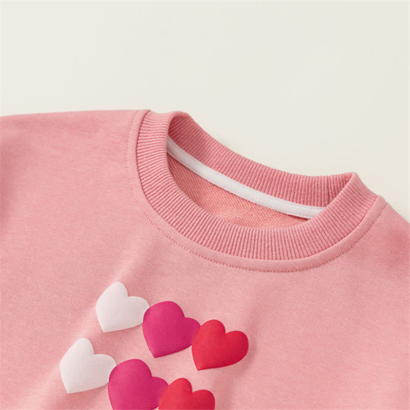 Toddler Girl Heart Sweatshirt