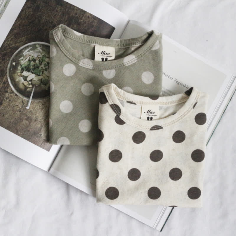 Toddler Polka Dot Loose T-Shirt