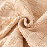 Toddler Bear Pocket Knitted Solid Color Sweater
