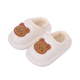 Toddler Bear Fleece Lined Slippers