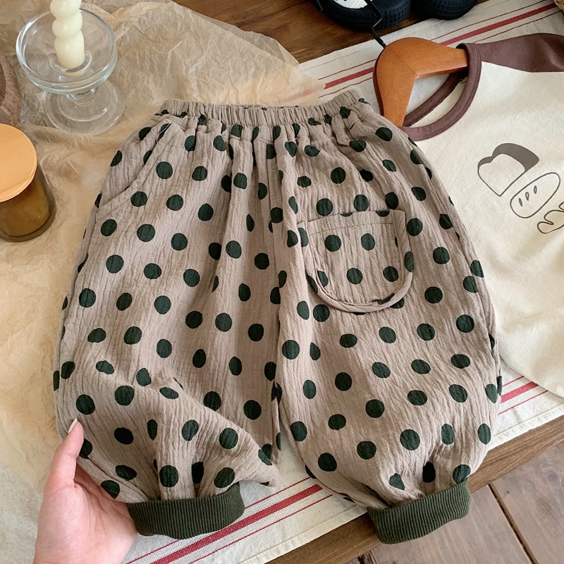Toddler Boy Polka Dot Pocket Pants