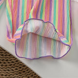 Toddler Girl Multicolor Striped Pants