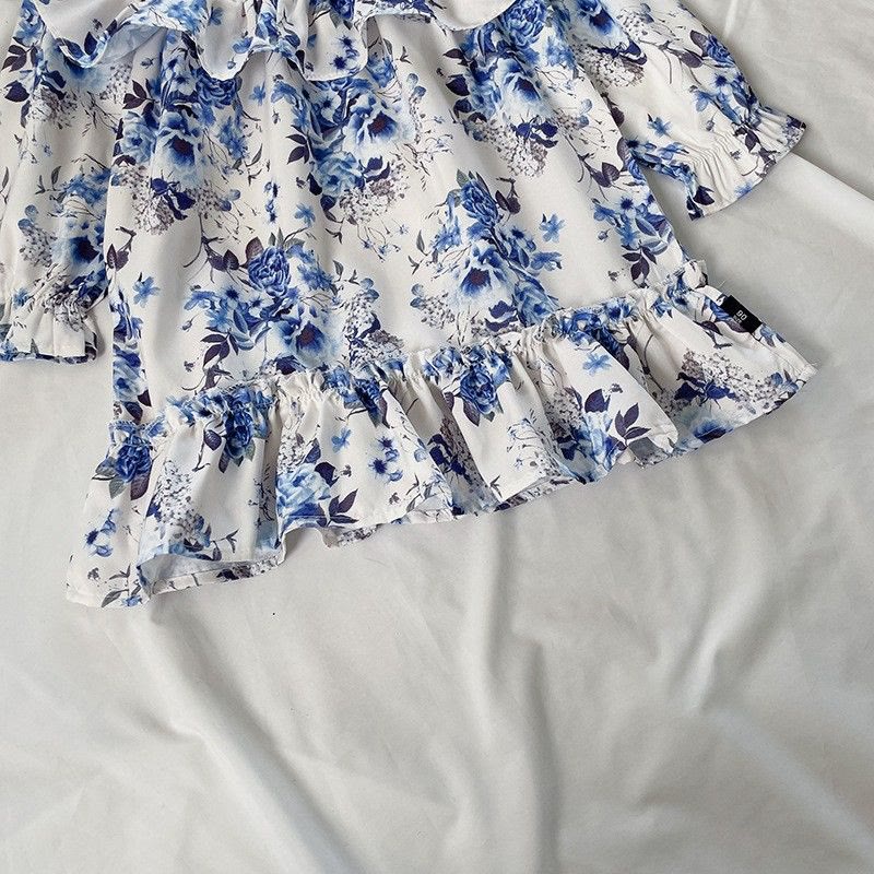 Toddler Girl Vintage Lace Floral Dress
