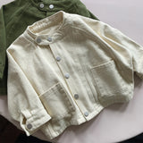 Toddler Boy Stand Collar Jacket