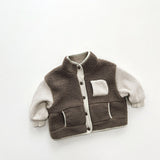 Toddler Earthy Color Fleece Warm Coat