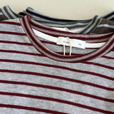 Toddler Wide Thin Stripes Casual Sweatshirt