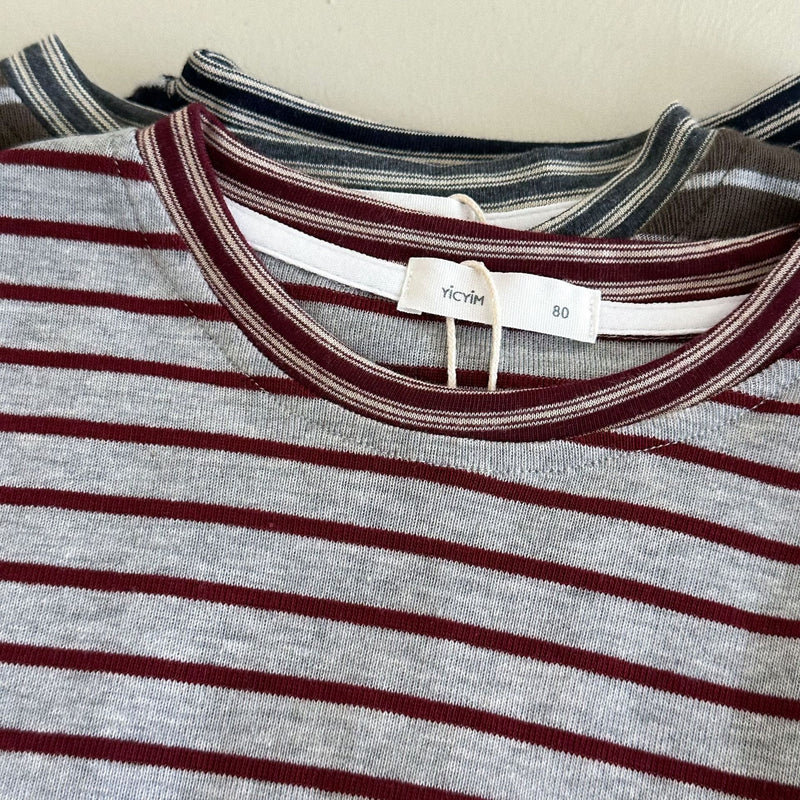 Toddler Wide Thin Stripes Casual Sweatshirt