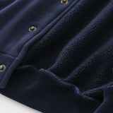 L Toddler Contrast Sleeves Color Block Baseball Coat