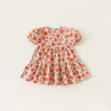 Toddler Girl Heart Puff Sleeve Dress
