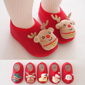 Baby Christmas Floor Socks