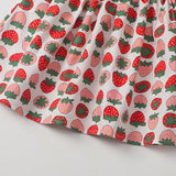 Toddler Strawberry Cherry Flower Sling Dress