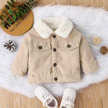 Baby Corduroy Fleece Lined Jacket