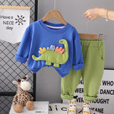 Toddler Dinosaur Sweatsuit 2 Pieces Set