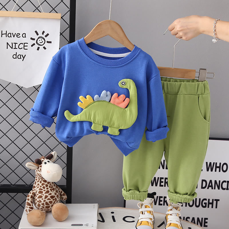Toddler Dinosaur Sweatsuit 2 Pieces Set