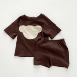 Toddler Bear Patch Pajamas Set